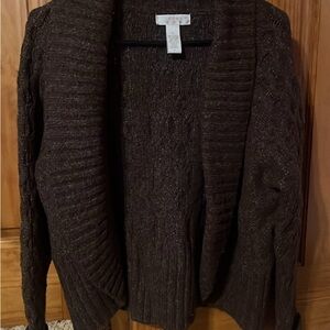 Kenar Dark Brown Cardigan Sweater